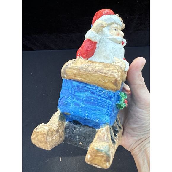Vintage 1970’s Loomco Hermitage Pottery Limited Edition Santa In Sleigh -LO2 - Picture 5 of 7